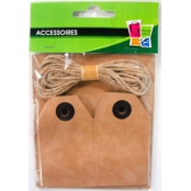 Etiquettes Kraft Tag 80x45 mm 20 pièces