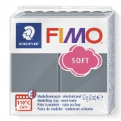 Pâte Fimo 57 g Soft Gris Anthracite 8020.T80