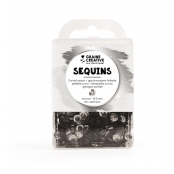 Sequins Incurvés Argenté 6mm 4000 pièces