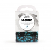 Sequins Incurvés Turquoise 6mm 4000 pièces