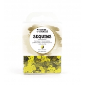 Sequins Plats Doré 6mm 4000 pièces