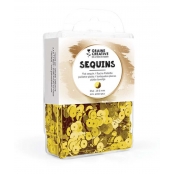 Sequins Plats Doré 6mm 4000 pièces