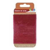 Ruban de Soie Rouge 13mm 5m