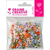 Perles Alphabet Multicolore 250 pièces