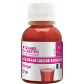 Colorant liquide pour bougie 27 ml Rouge