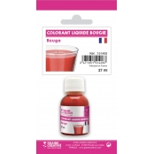 Colorant liquide pour bougie 27 ml Rouge