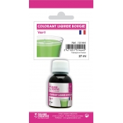 Colorant liquide pour bougie 27 ml Vert