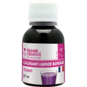 Colorant liquide pour bougie 27 ml Violet