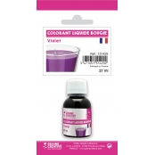 Colorant liquide pour bougie 27 ml Violet