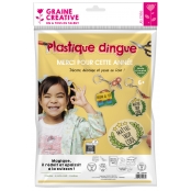 KIT PLASTIQUE DINGUE 6 PORTE-CLES MERCI FR
