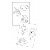 Kit 6 Broches Kawaii en Plastique Dingue