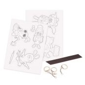 KIT PLASTIQUE DINGUE ACCESSOIRES THE LAPINS CRETINS