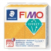 Pâte Fimo 57 g Effect pailletée Doré 8020.112