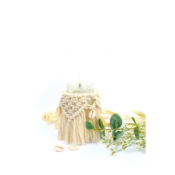 152020 - 3532431520200 - Graine créative - Kit DIY Bougie Bohème Macramé - France - 5