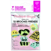 Kit Plastique Dingue Best Friends Forever 10x13 cm