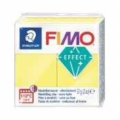 Pâte Fimo 57 g Effect Translucide Jaune 8020.104