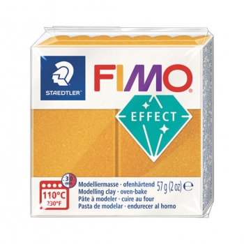 Pâte Fimo 57 g Effect Métallique Doré 8020.11