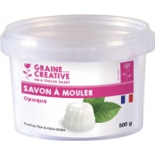 Bloc savon opaque 500 g (micro-ondes)