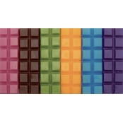 Bougie à modeler 6 barres Couleurs tendance 240 g