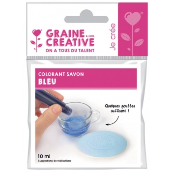 200250 - 3471052002507 - Graine créative - Colorant liquide pour savon Bleu 10 ml - France