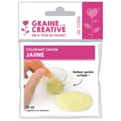 Colorant liquide pour savon Jaune 10 ml