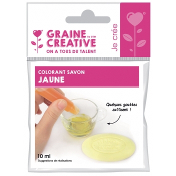 200230 - 3471052002309 - Graine créative - Colorant liquide pour savon Jaune 10 ml - France
