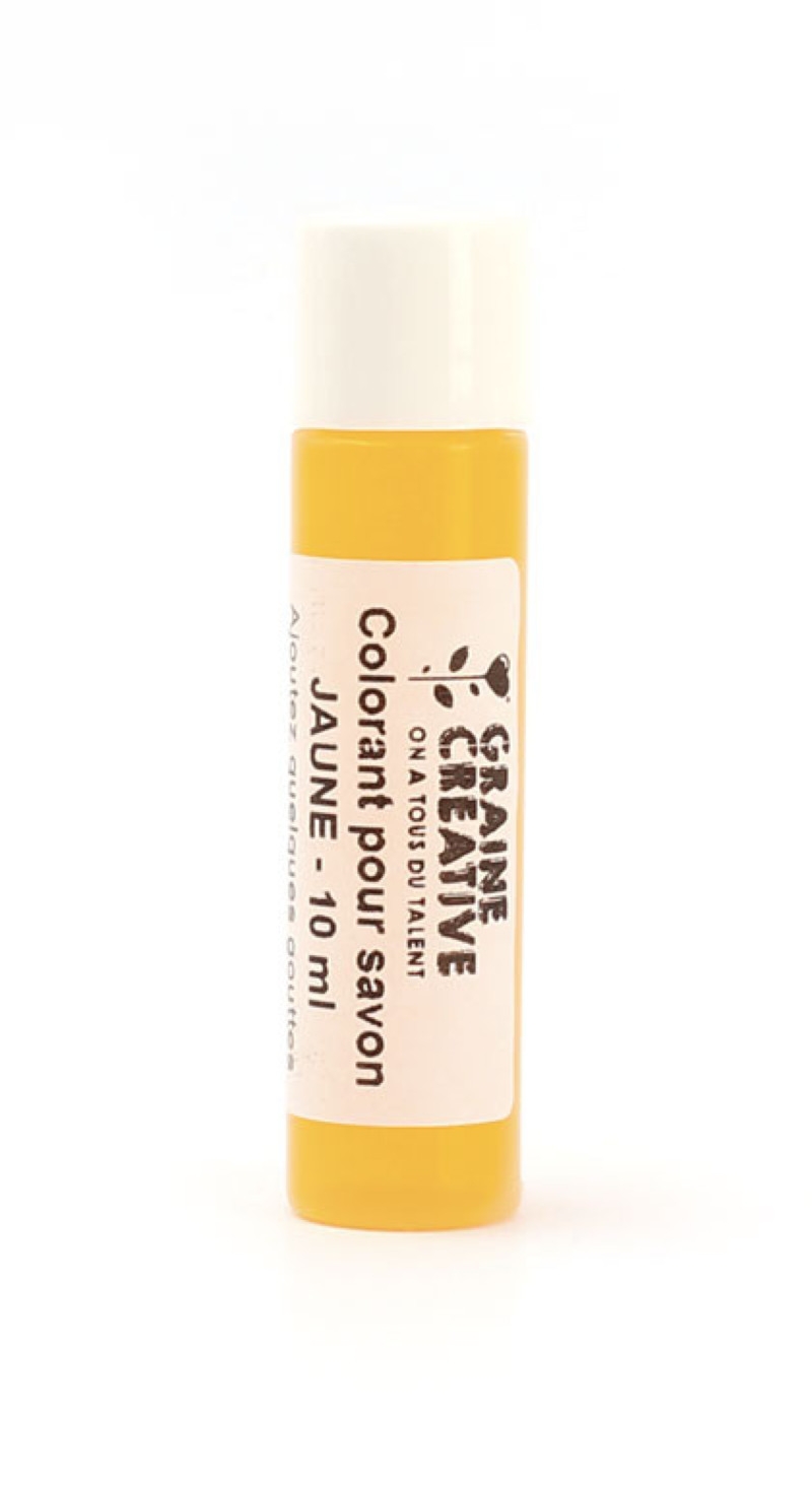 Colorant liquide pour savon Jaune 10 ml - Graine créative ref 200230