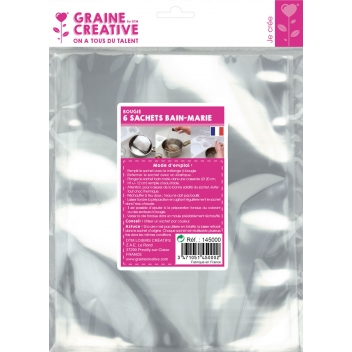 145000 - 3471051450002 - Graine créative - Sachets pour bainmarie 6 pièces - France - 4