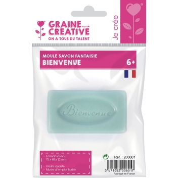 200601 - 3471052006017 - Graine créative - Moule pour savon Mini BIENVENUE - France - 4