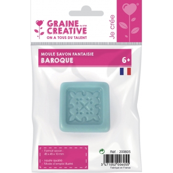 200605 - 3471052006055 - Graine créative - Moule pour savon Mini Motif baroque - France - 5