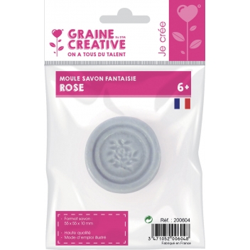 200604 - 3471052006048 - Graine créative - Moule pour savon Mini Motif Rose - France - 4