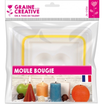 140740 - 3471051407402 - Graine créative - Moule à bougie Coeur H 80 mm - France