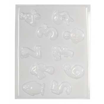 283409 - 3471052834092 - Graine créative - Moule thermoformé Drôle de chiffres - France