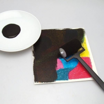 622030 - 8714181320025 - Creall - Peinture noire opaque à gratter 120 ml - 4