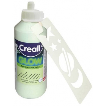 622020 - 8714181059413 - Creall - Peinture phosphorescente jaune + Pochoir - 3