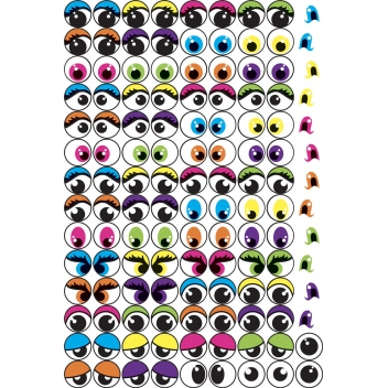 189980 - 3471051899801 - Graine créative - Gommettes autocollantes Yeux 594 pièces - France - 2