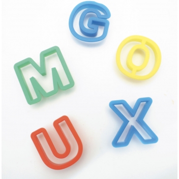 265010 - 3471052650104 - Graine créative - Emporte-pièces pour pâte à modeler Alphabet 26 pièces - 2