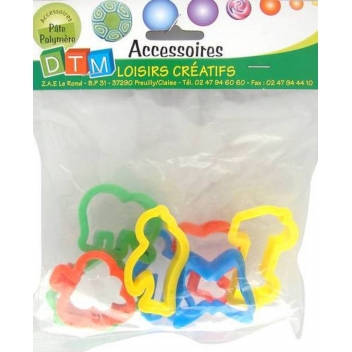 265014 - 3471052650142 - Graine créative - Emporte-pièces pour pâte à modeler Forme2 8 pièces - 9
