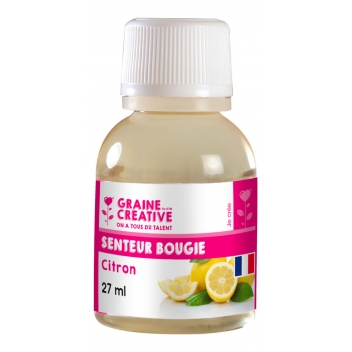 151010 - 3471051510102 - Graine créative - Parfum à bougie 27 ml Citron - France - 3