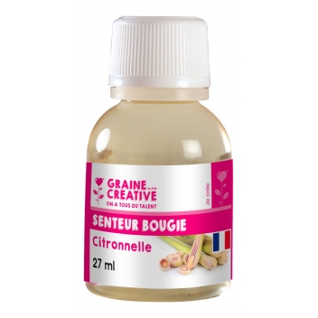 151008 - 3471051510089 - Graine créative - Parfum à bougie 27 ml Citronnelle - France - 3