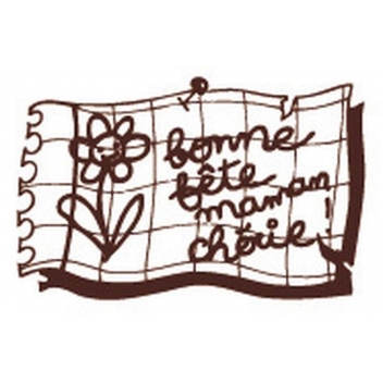 1043170 - 3471051043174 - Graine créative - Tampon en bois Bonne fête maman chérie - France - 2