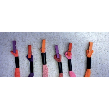 103661 - 3532431036619 - Graine créative - Pince à linge magnétique Assortiment 10 pièces - 2