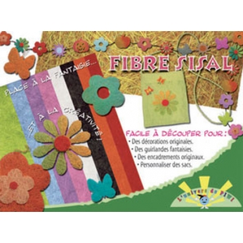 200800 - 3532432008004 - Graine créative - 10 feuilles sisal A3 - Assortiment de couleurs - 3