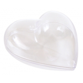 579021 - 3532435790210 - Graine créative - Coeurs plastique Cristal H 8 cm 5 pièces - 6