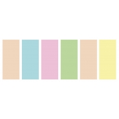 Plastique Dingue Couleurs pastel 5 feuilles