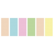 Plastique Dingue Couleurs pastel 5 feuilles