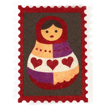 150545 - 3532431505450 - Graine créative - Pot de sable 45 g Rouge métallique n°45 - 2