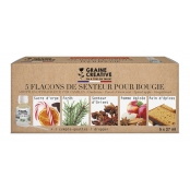 Parfum à bougie 27 ml Cinq Senteurs de Noël avec Compte Gouttes