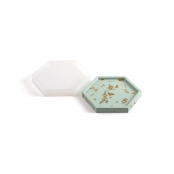 Moule en Silicone Dessous de Verre Hexagone 11,5 cm x 10 cm