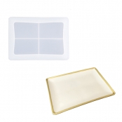 Moule en Silicone Coupe Rectangle 15 x 11 cm